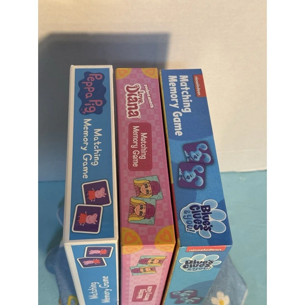 Lot Of 3‎ Matching Games Blues Clues, Peppa Pig, Love Dana 72 Piece Each Game